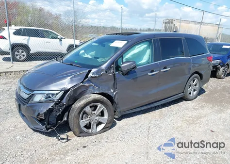 2020 Honda Odyssey Ex-L/Ex-L W/Navi Res from USA, damaged, VIN 5FNRL6H71LB069286